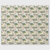 Snoep, Speelgoed, Bloemen & Fruit Cadeaupapier (Vlak)