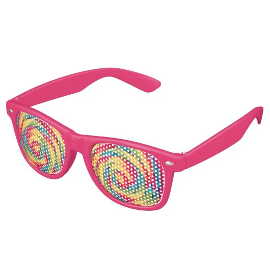 Snoep Spiral Lollipop Retro Zonnebril (Gekanteld)