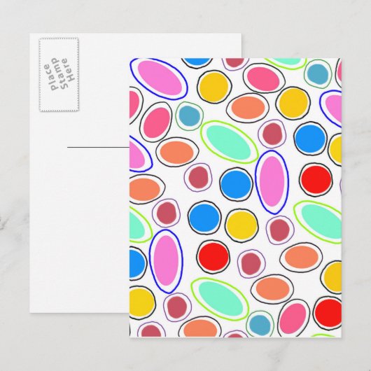 Snoep spots briefkaart (Voorkant / Achterkant)