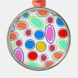 Snoep spots metalen ornament