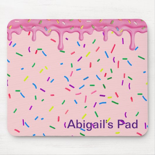 Snoep springen en prikkelen muismat (Voorkant)