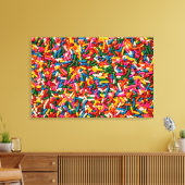 Snoep Sprinkles 2 Canvas Afdruk (Insitu (Woonkamer))