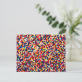 Snoep Sprinkles Briefkaart (Staand voorkant)