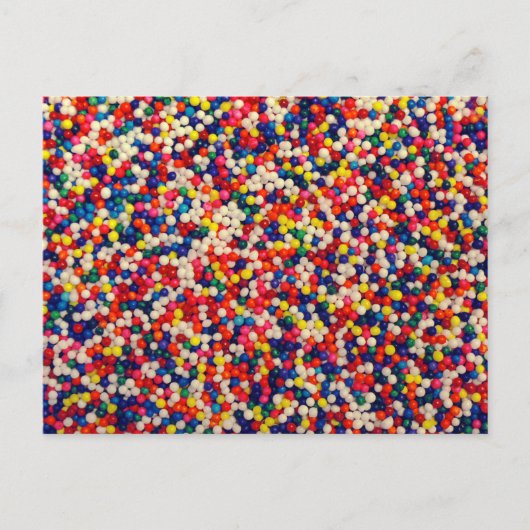 Snoep Sprinkles Briefkaart (Voorkant)