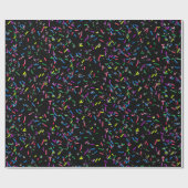 Snoep Sprinkles en Bubbles Cadeaupapier (Vlak)