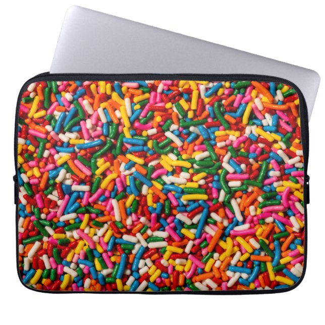 Snoep Sprinkles Laptop Sleeve (Voorkant)