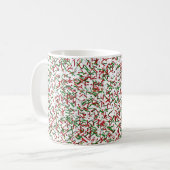 Snoep Sprinkles met Polka stipt Mok White (Voorkant links)