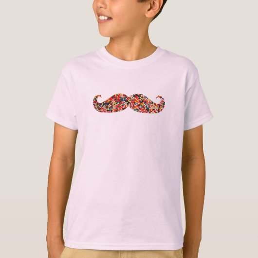 Snoep Sprinkles Mustache T-shirt (Voorkant)