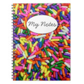 Snoep Sprinkles Notitieboek (Voorkant)