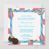 Snoep Square Invitation Kaart (Voorkant)