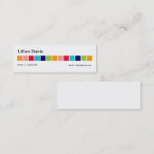 Snoep Squares profielkaart Mini Visitekaartje (Voorkant / Achterkant)