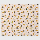 Snoep Star Halloween Cadeaupapier (Vlak)