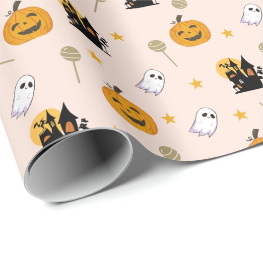 Snoep Star Halloween Cadeaupapier (Rol Hoek)
