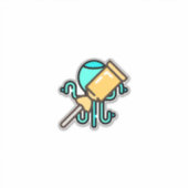 snoep-stick-1 sticker (Voorkant)