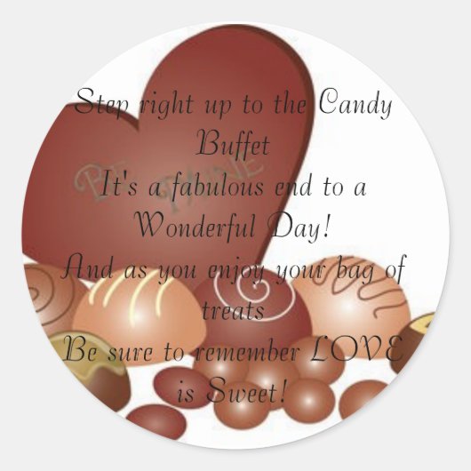 Snoep Sticker (Voorkant)