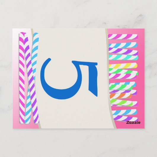 Snoep Sticks Tafelnummer Kaart (Achterkant)