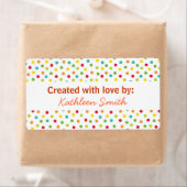 Snoep Stippen Recept/Goodies Label (Insitu)