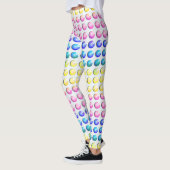 Snoep Stippen Snoep Kleur onderpoot Leggings (Links)