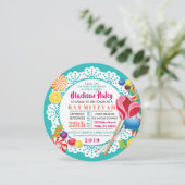 SNOEP STORE ROUND Bat Mitzvah Uitnodiging (Staand voorkant)