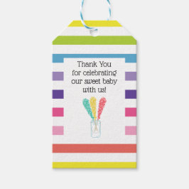 Snoep streep dank u cadeau Label Cadeaulabel