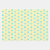 Snoep Strepen en Lollipops Pastel Inpakpapier Vel (Voorkant 2)