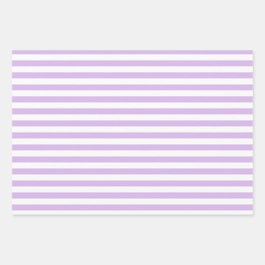 Snoep Strepen en Lollipops Pastel Inpakpapier Vel (Voorkant)