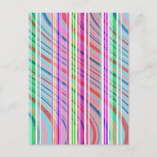 Snoep Stripe Briefkaart (Voorkant)