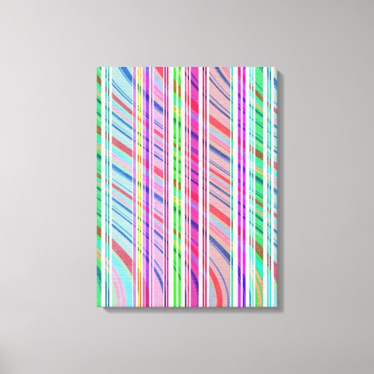 Snoep Stripe Canvas Afdruk (Voorkant)
