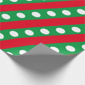 Snoep stripe- en pooldoekpapier (groen) cadeaupapier (Hoek)