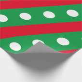 Snoep stripe- en pooldoekpapier (groen) cadeaupapier (Hoek)
