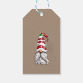 Snoep Stripe Gnome Cadeaulabel (Achterkant)