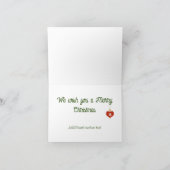 Snoep Stripe Gnome Feestdagen Kaart (Binnen)