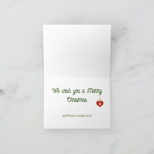 Snoep Stripe Gnome Feestdagen Kaart (Binnen)