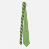 Snoep Stripe Green - Gepersonaliseerd Stropdas (Achterkant)