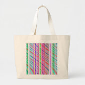 Snoep Stripe Grote Tote Bag (Voorkant)