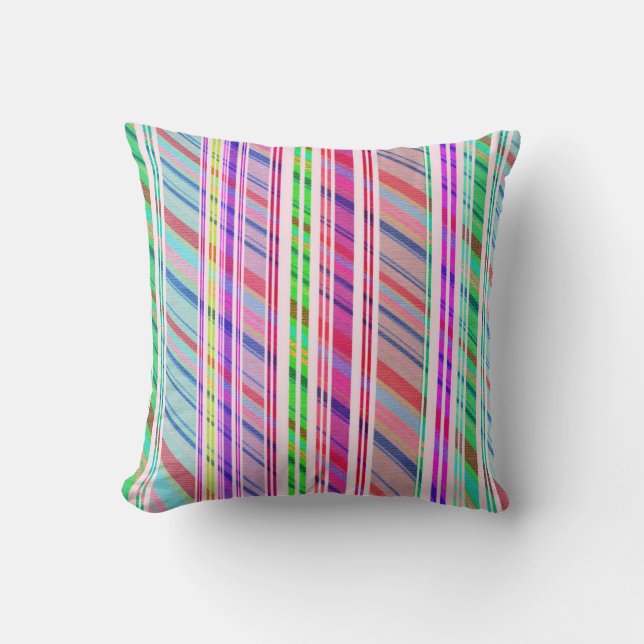 Snoep Stripe Kussen (Voorkant)