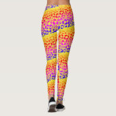 Snoep Stripe luipaard afdrukken Leggings (Achterkant)