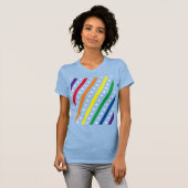 Snoep Stripe & Polka Dot T-shirt voor volwassenen (Voorkant volledig)