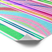 Snoep Stripe Poster (Hoek)