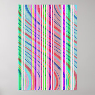 Snoep Stripe Poster