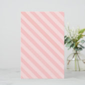 Snoep Stripe roze op roze Briefpapier (Staand voorkant)