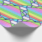 Snoep stripe tegels cadeaupapier (Hoek)