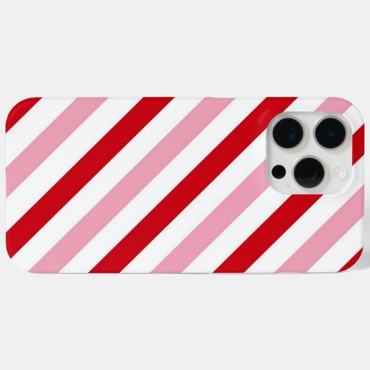Snoep Stripe Valentijn iPhone Case (Achterkant (horizontaal))