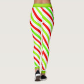 Snoep Striped Happy en Festive met Snowman Leggings (Achterkant)