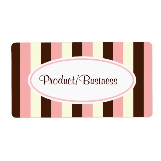 Snoep striped labels (Voorkant)