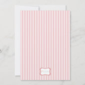 Snoep Stripes - Baby shower GP Kaart (Achterkant)