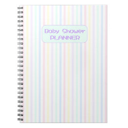 Snoep Stripes Baby shower Planner Spiraal Notitieboek