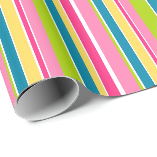 Snoep Stripes Cadeaupapier (Rol Hoek)