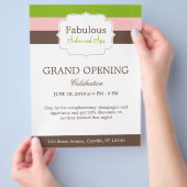 Snoep Stripes Flyer-Sjabloon Flyer (Hand)