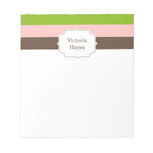 Snoep Stripes gepersonaliseerd Notitieblok